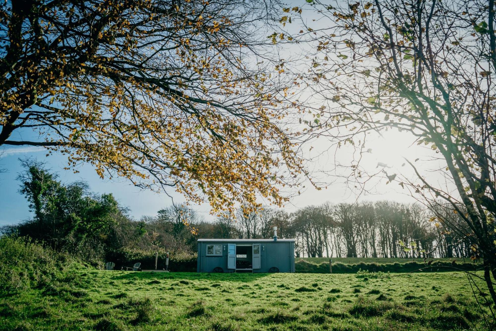 Blatchford Briar - Award Winning Private Shephards Huts With Their Own Secluded Hot Tubs Milton Abbot Buitenkant foto